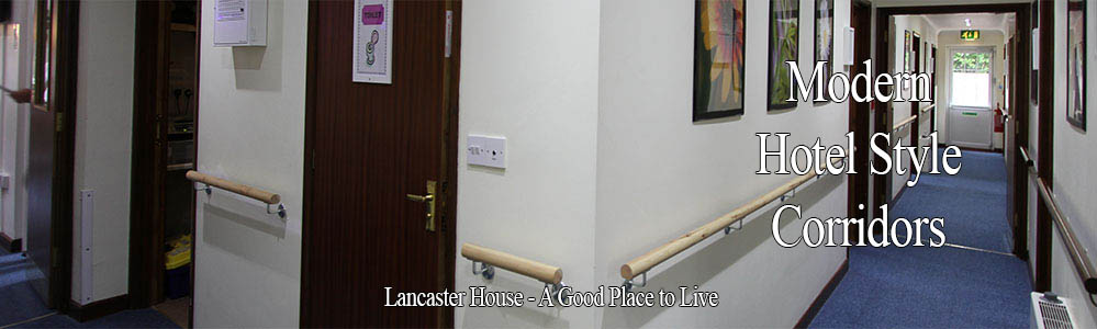 lancaster house modern hotel style corridors, watton, norfolk