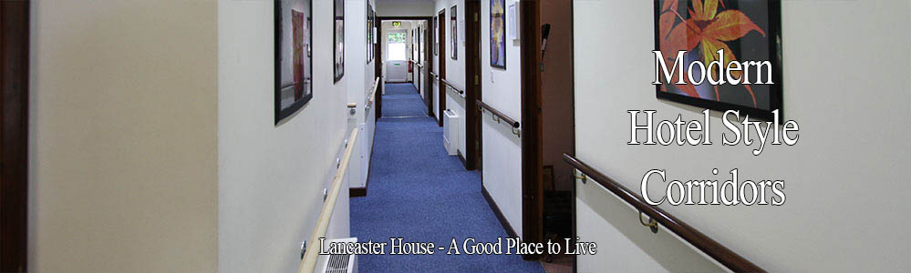 lancaster house modern hotel style corridors, watton, norfolk